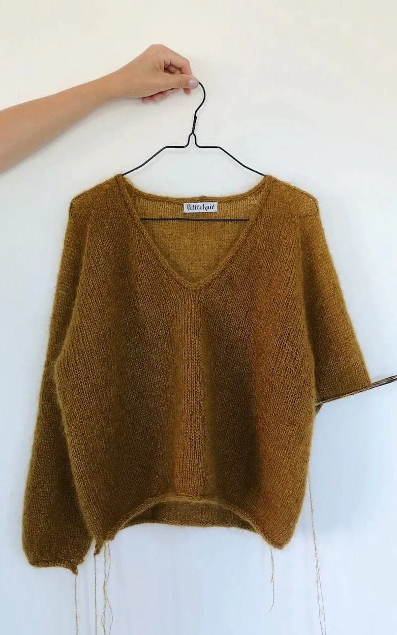Kumulus Bluse - TYNN SILK MOHAIR - Strickset