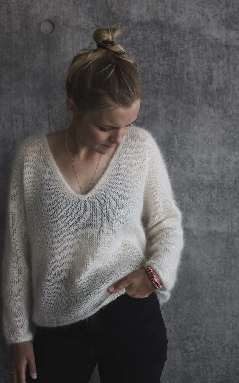 Kumulus Bluse - TYNN SILK MOHAIR - Strickset