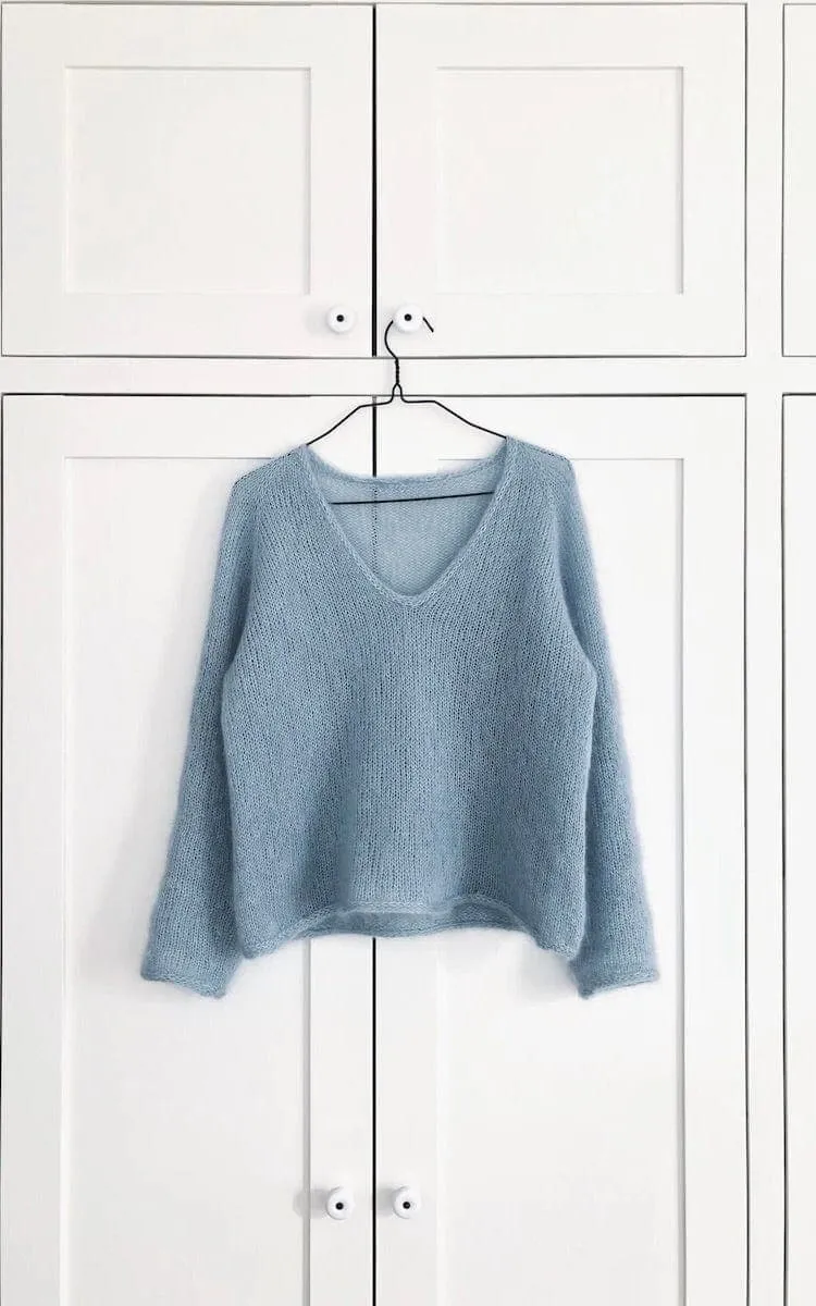 Kumulus Bluse - TYNN SILK MOHAIR - Strickset