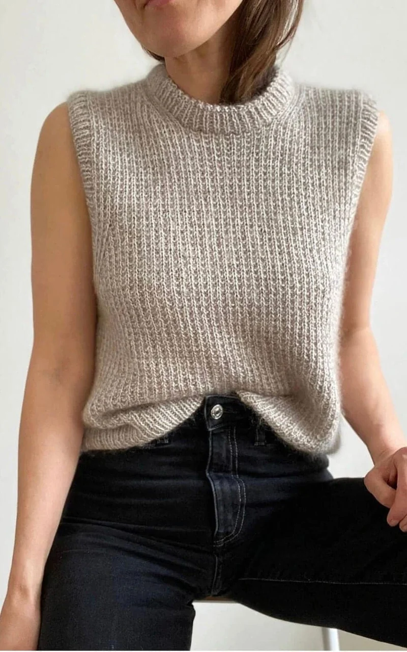 Friday Slipover - SUNDAY & TYNN SILK MOHAIR - Strickset