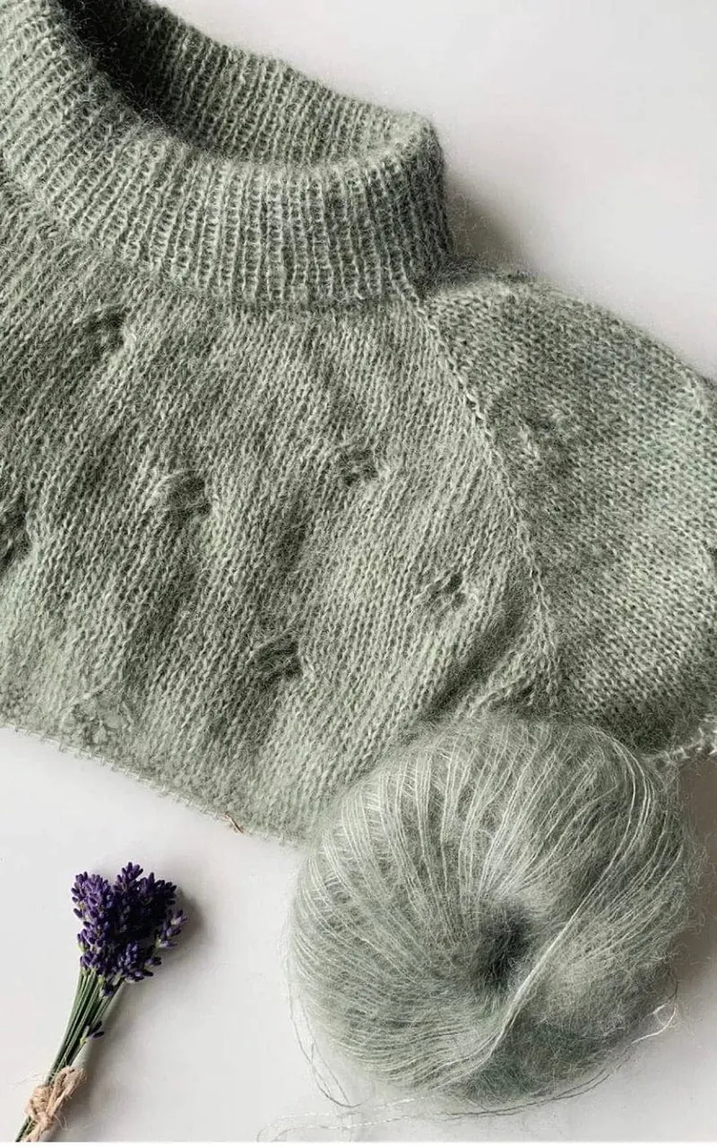Fortune Sweater Damen - TYNN SILK MOHAIR - Strickpaket