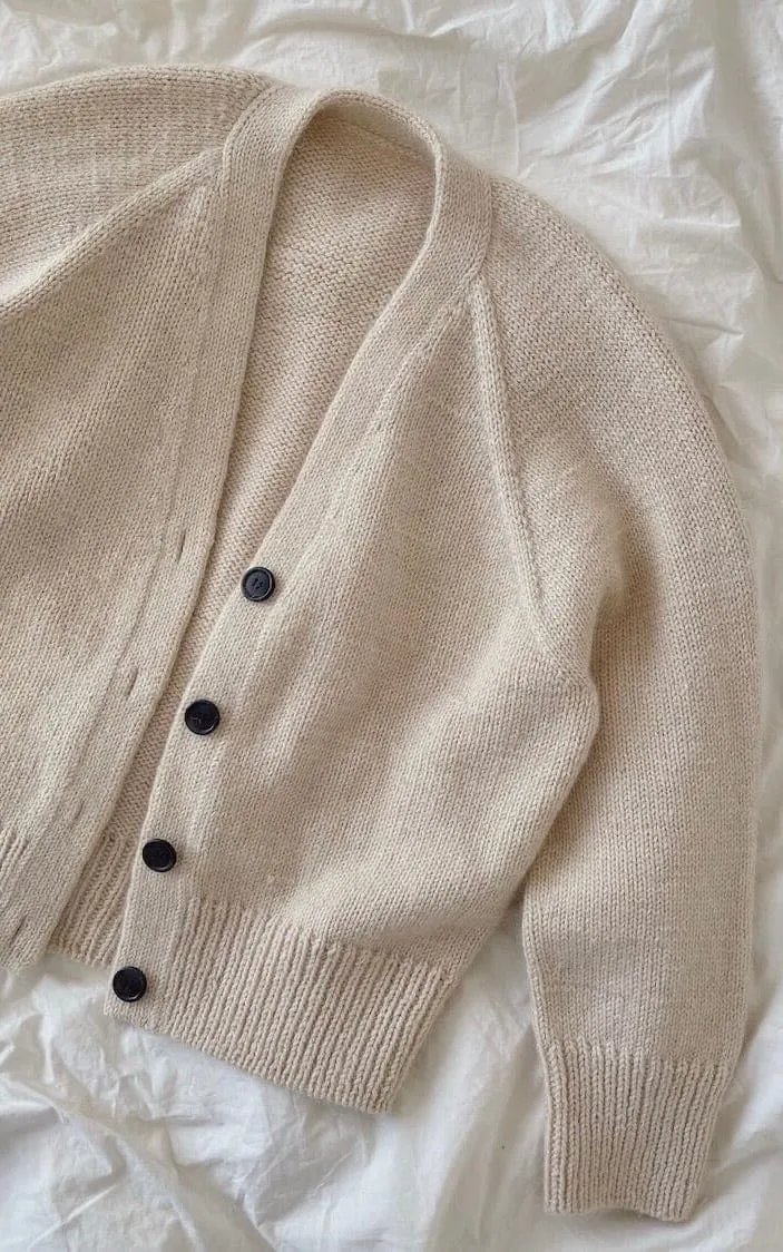 Champagne Cardigan - DOUBLE SUNDAY & TYNN SILK MOHAIR - Strickset