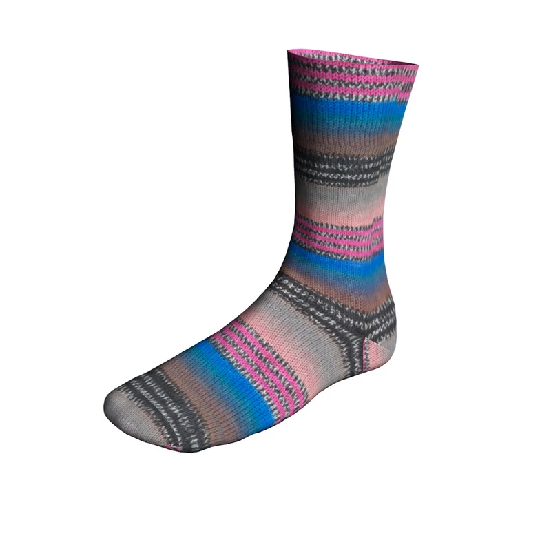 Lang Yarns Twin Soxx 4-fach 587 Blau/Violett/Marine 1156 Relaxed