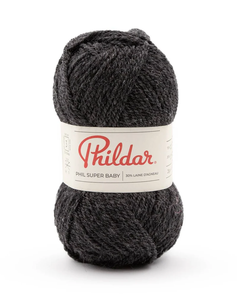 Phildar Phil Super Baby 2142 Anthrazit-Tweed