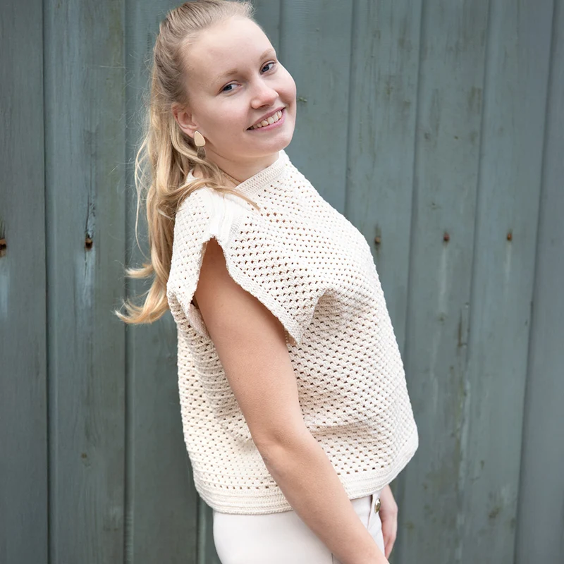 Knipmode – Granny Stripe Frühlings-Top-Häkelpaket