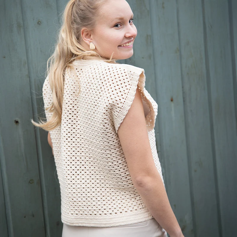 Knipmode – Granny Stripe Frühlings-Top-Häkelpaket