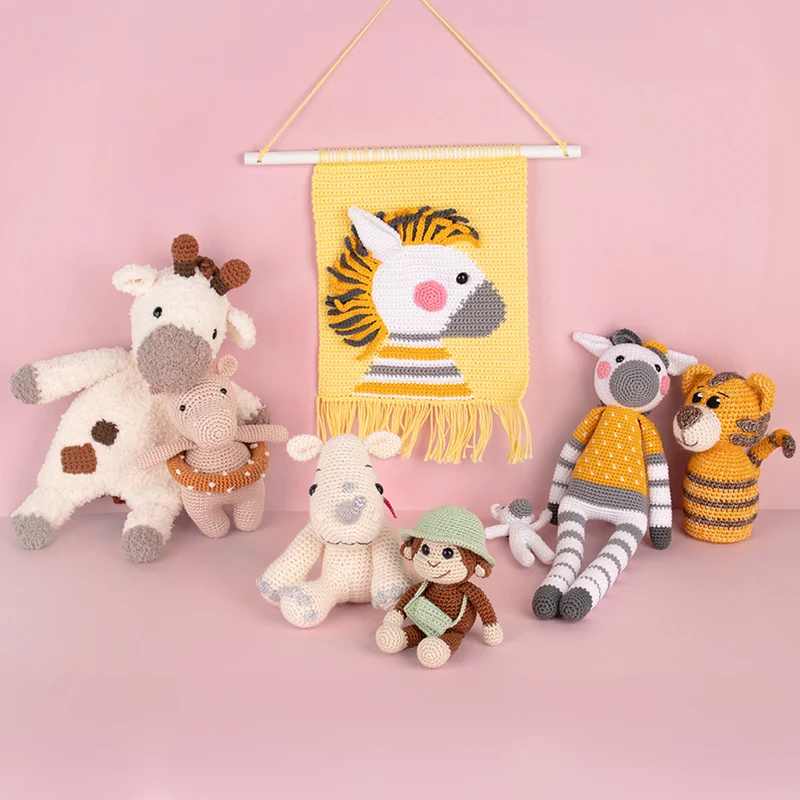 Wandbehänge „Zebra Zara“ – Häkelpaket – Mrs. Milly