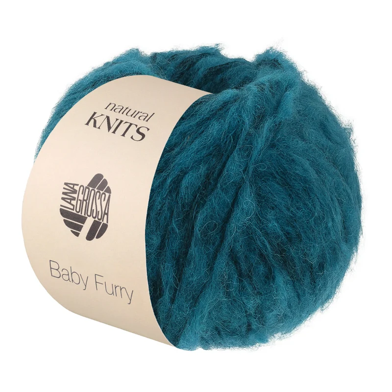 Lana Grossa Baby Furry 007 Dunkelpetrol