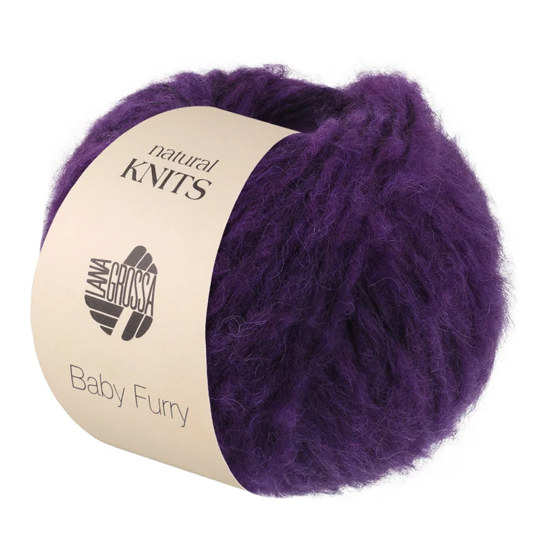 Lana Grossa Baby Furry 003 Dunkelviolett