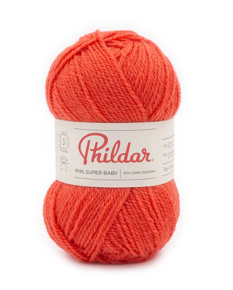 Phildar Phil Super Baby 2325 Korallenrot