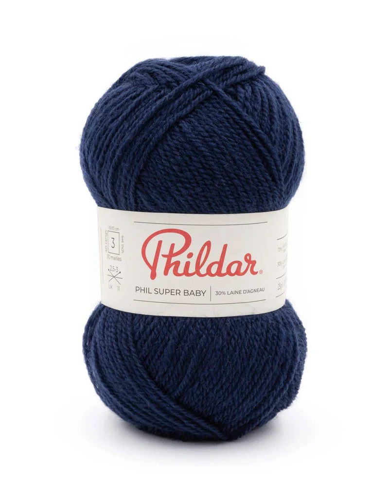 Phildar Phil Super Baby 2084 Marineblau