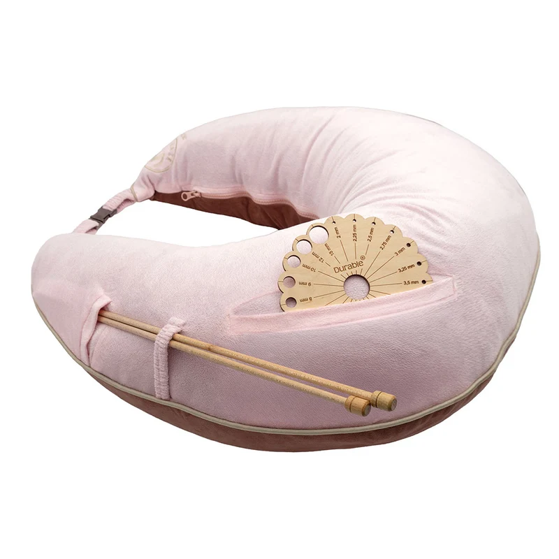Durable Crafteaze Ergonomisches Handarbeitskissen 70 x 70 cm 225 Vintage Pink