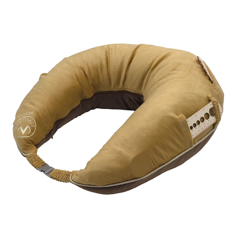 Durable Crafteaze Ergonomisches Handarbeitskissen 70 x 70 cm 2209 Camel