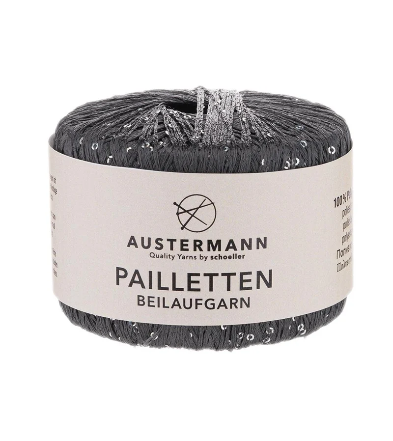 Pailletten | 185 M - 25 G | 02 - Antrhazit