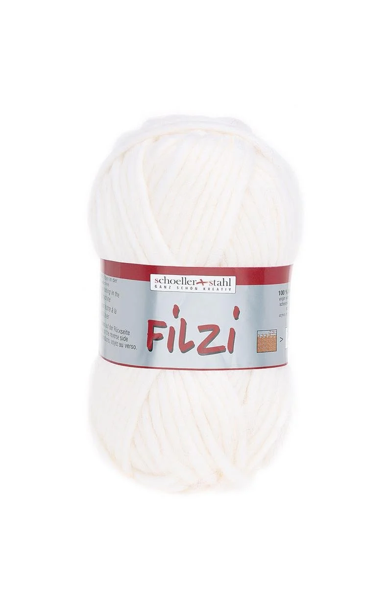 FILZI 50g | Farbe 01 - WEISS
