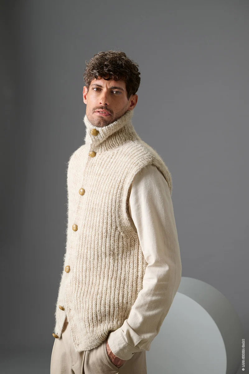 Lana Grossa Pelo Cashmere 003 Braun/Beige