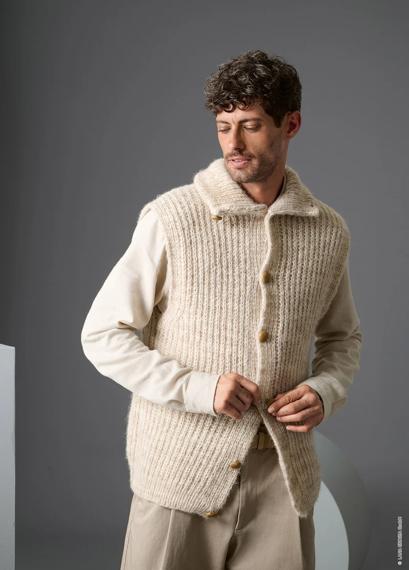 Lana Grossa Pelo Cashmere 003 Braun/Beige