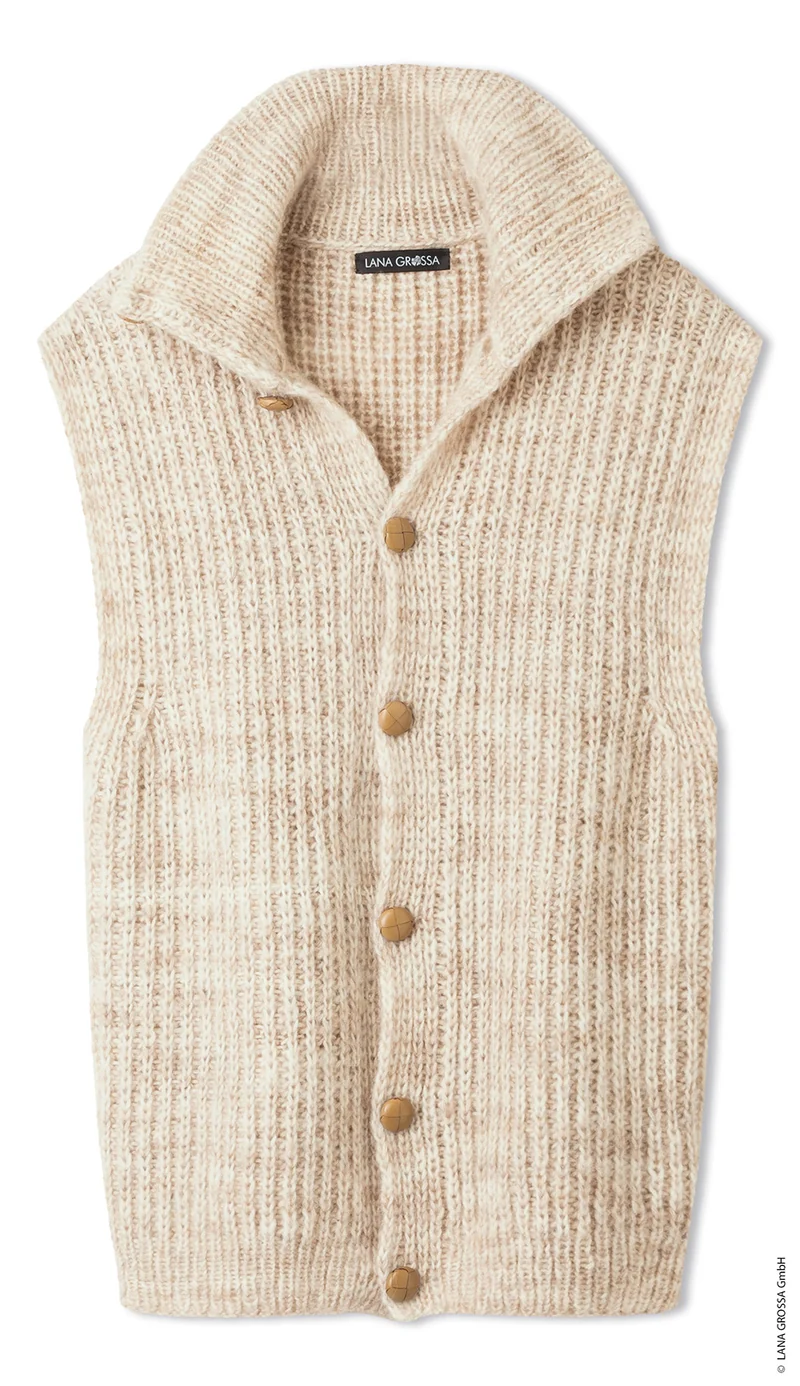 Lana Grossa Pelo Cashmere 003 Braun/Beige