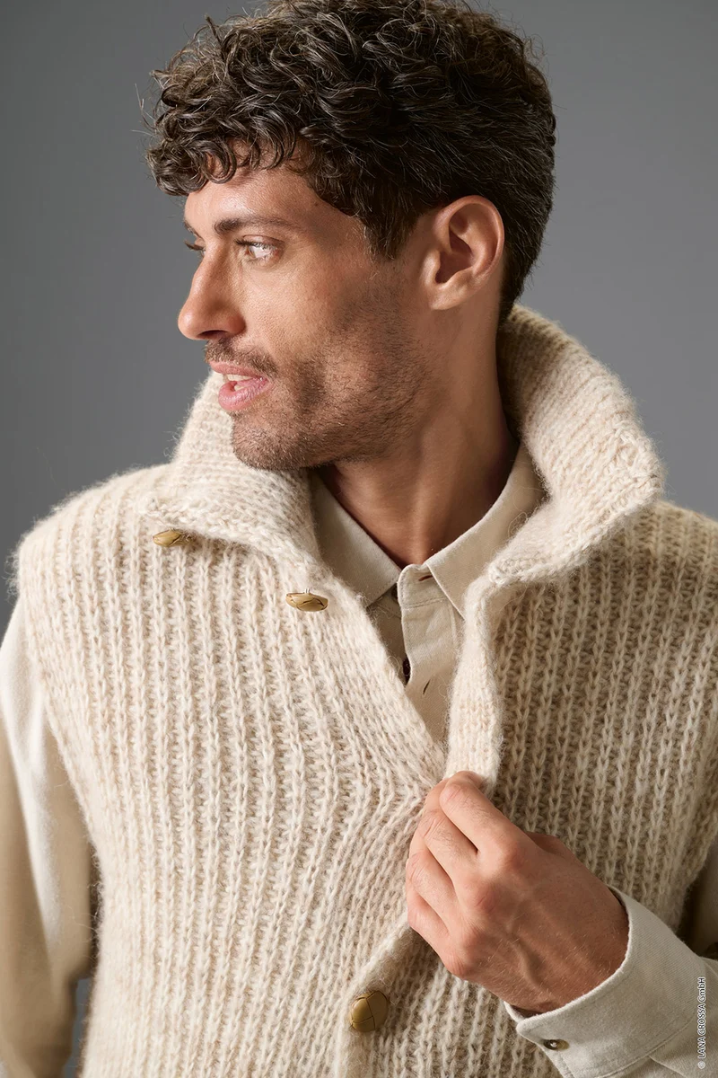 Lana Grossa Pelo Cashmere 003 Braun/Beige