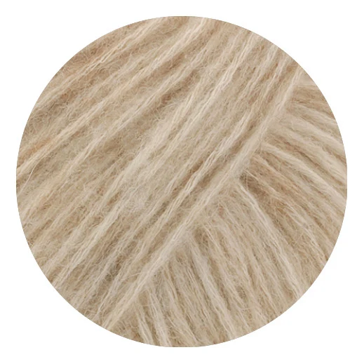 Lana Grossa Pelo Cashmere 002 Creme/Beige