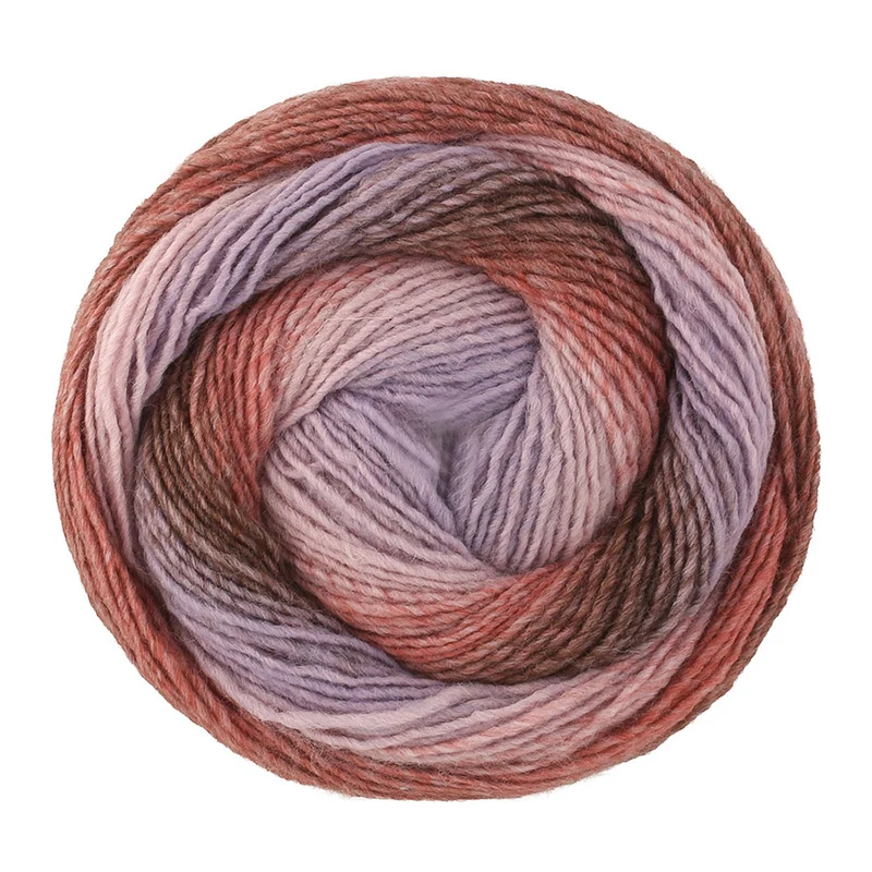 Lana Grossa Gomitolo Versione 465 Graubraun/Rosenholz/Mauve/Flieder