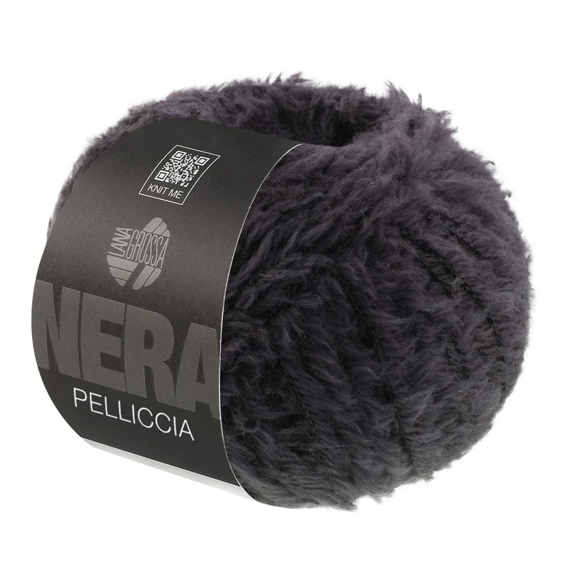 Lana Grossa Pelliccia 007 Dunkelgrau