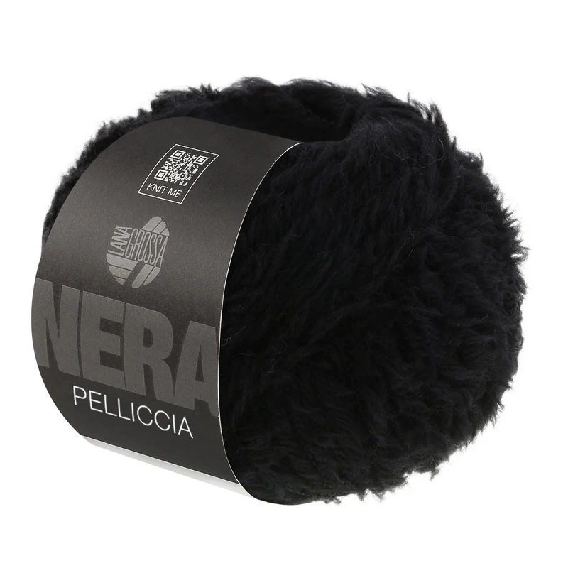Lana Grossa Pelliccia 006 Schwarz