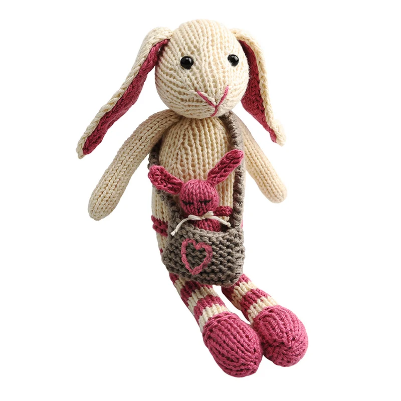Go Handmade Bunny & Bebs – Hellrosa & Walnuss 17216
