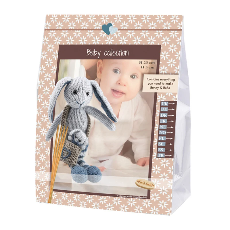 Go Handmade Bunny & Bebs – Hellblau & Petrol 17215