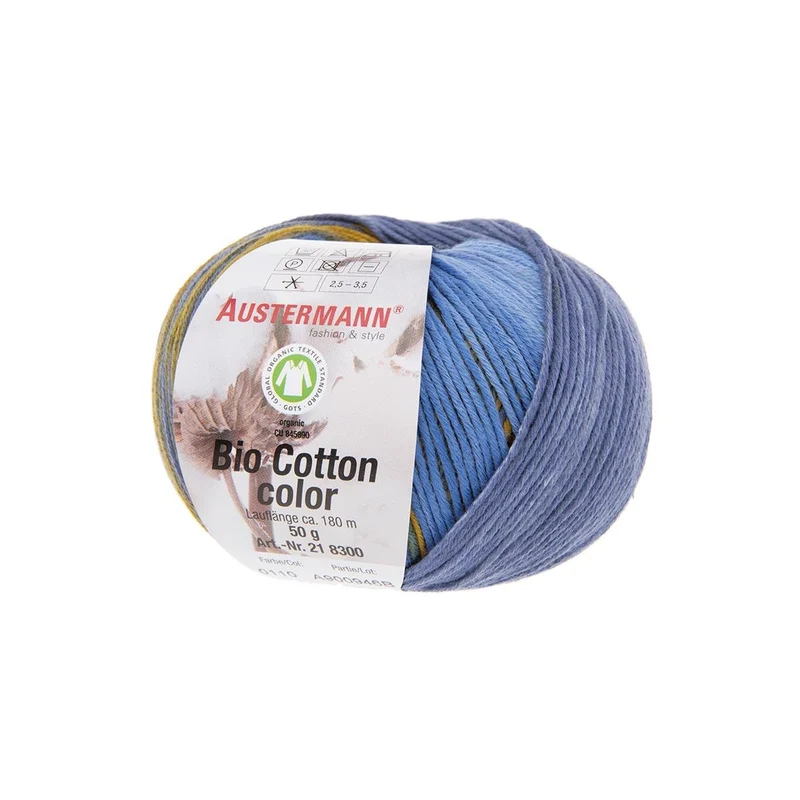 Bio Cotton Color | 180 M - 50 G | 110 - Saphir