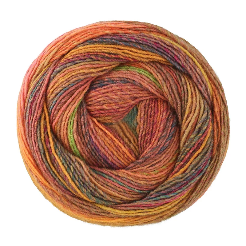 Lana Grossa Gomitolo Intenso 242 Dunkelrot/Nougat/Orange/Safrangelb/Jade/Hell-/Dunkelgrün/Violett/Koralle