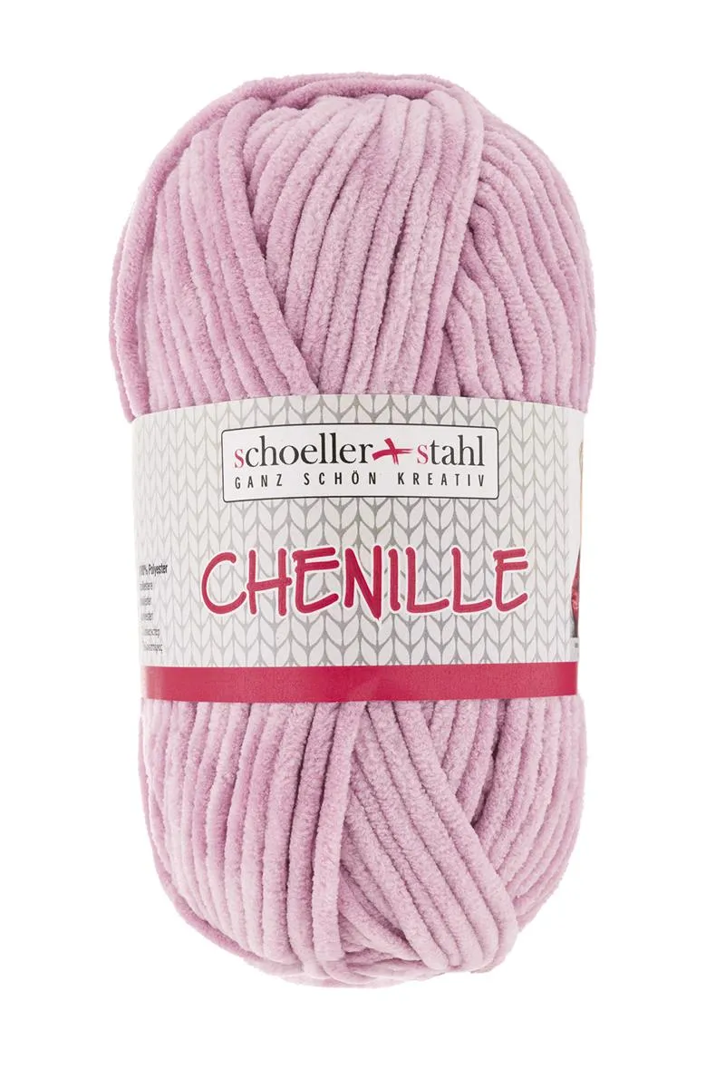 CHENILLE Wolle | 100g | Farbe 05 - Rose