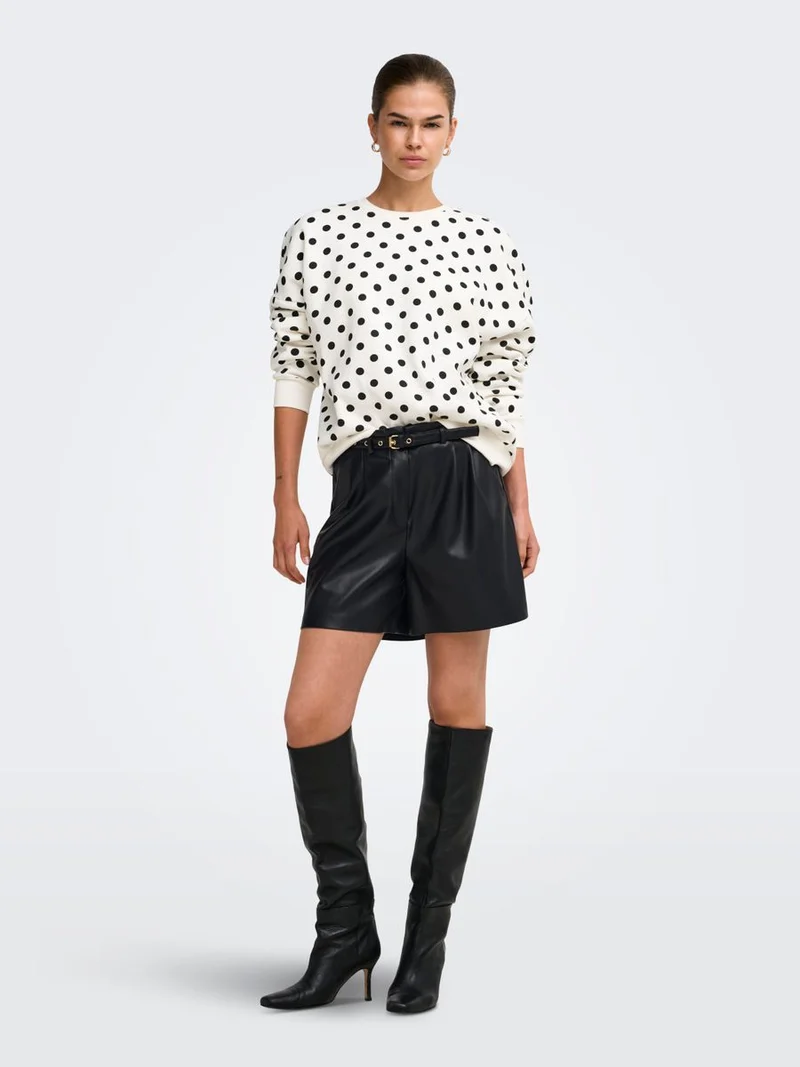 ONLHEIDI FAUX LEATHER SHORTS OTW NOOS