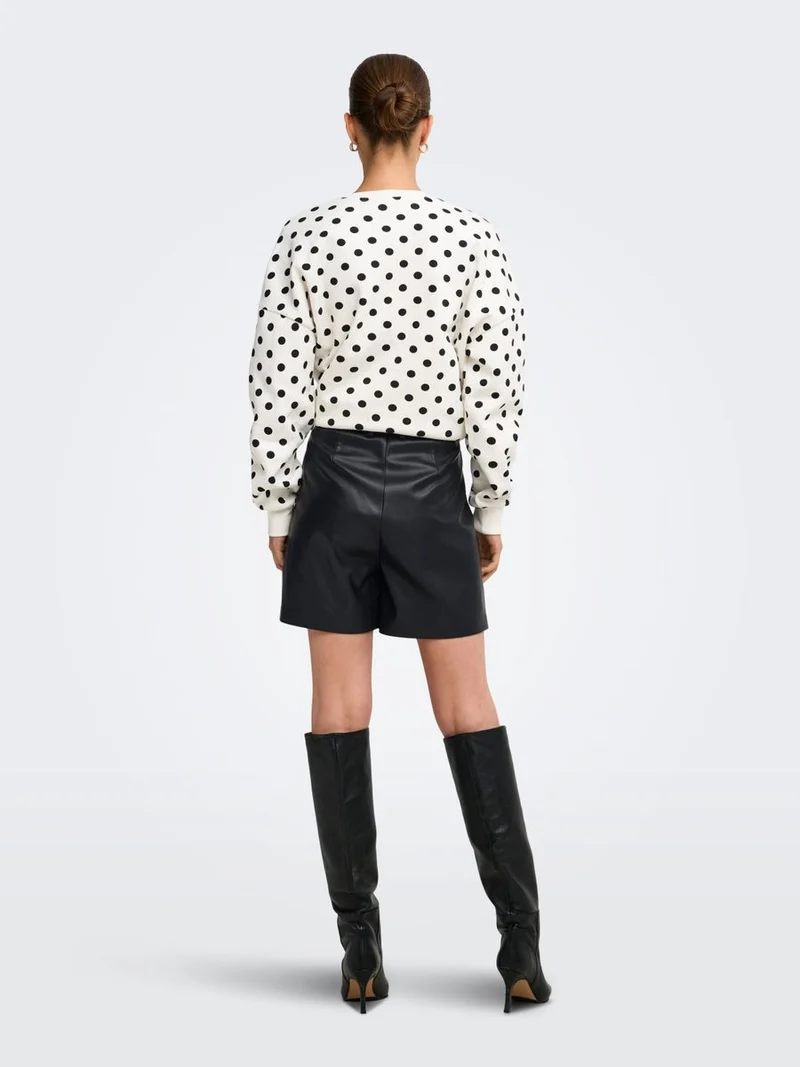 ONLHEIDI FAUX LEATHER SHORTS OTW NOOS