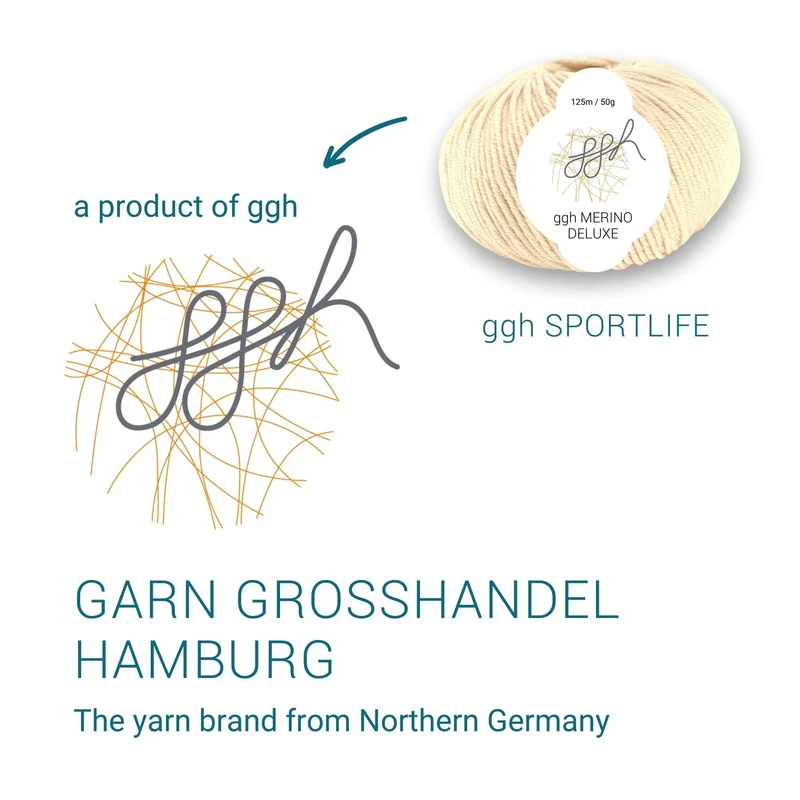 ggh Merino Deluxe - 300g Set (6x50g) - 009 - Creme