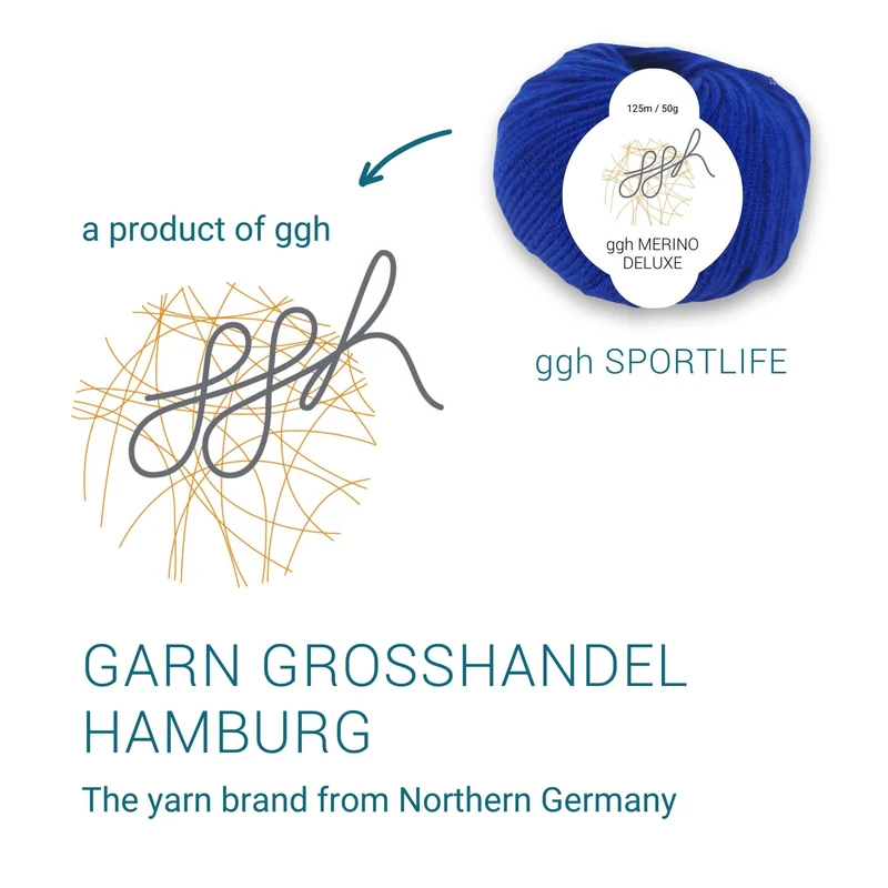 ggh Merino Deluxe - 300g Set (6x50g) - 022 - Dunkelblau