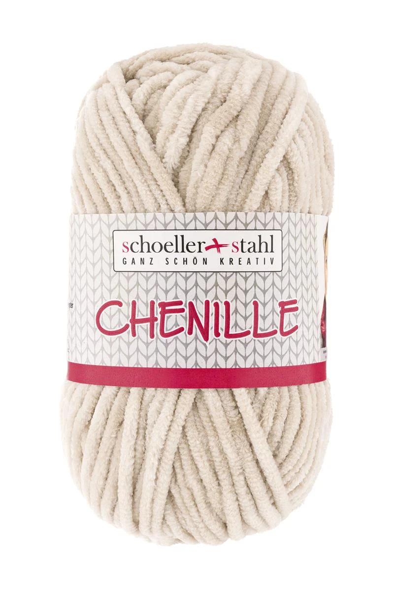 CHENILLE Wolle | 100g | Farbe 02 - SAND