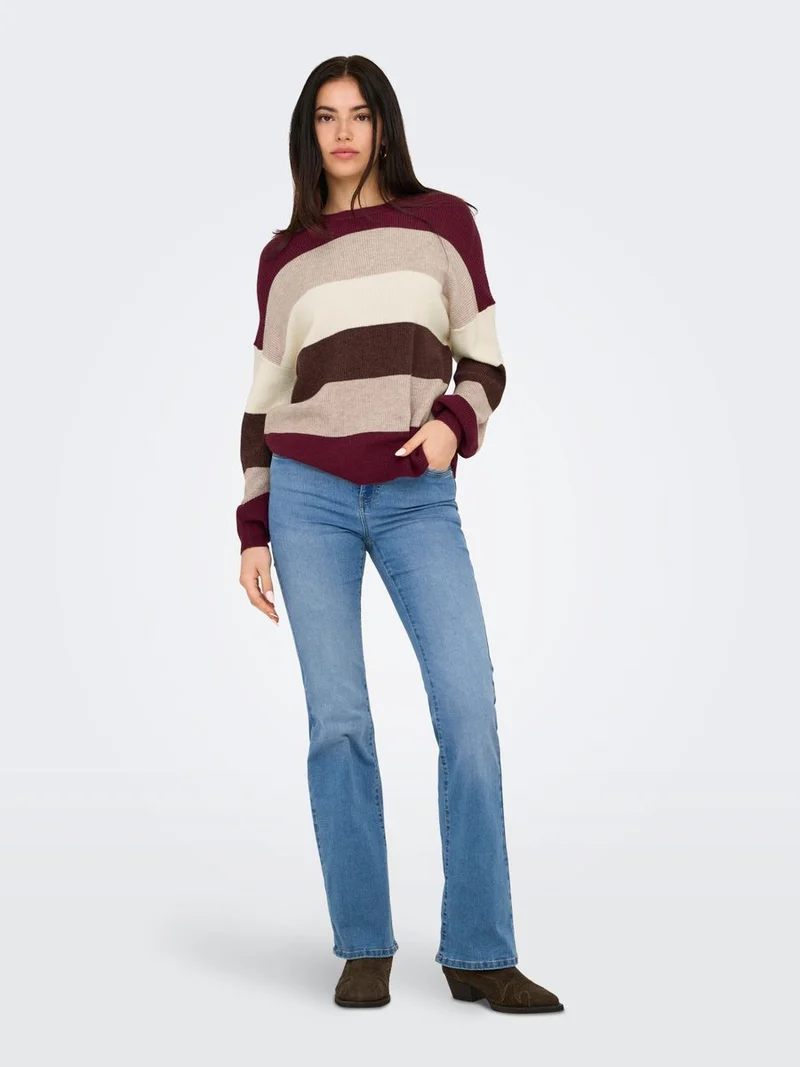 ONLATIA L/S STRIPE PULLOV KNT NOOS