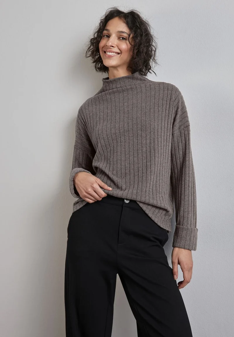 Shirt mit Rippstruktur