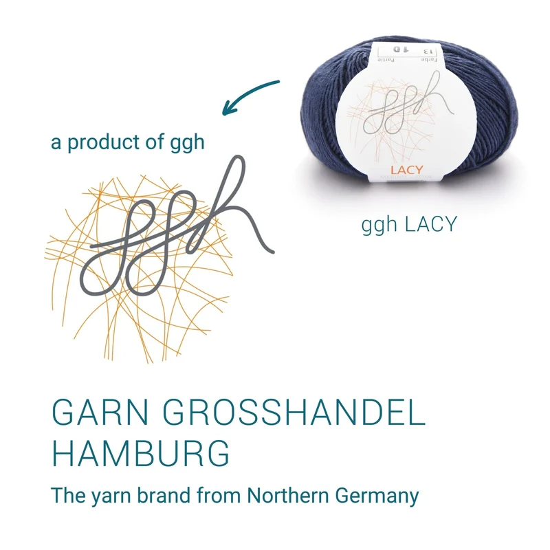 ggh Lacy | Set mit 4 x 25g (insg. 100g) - 013 - Dunkelblau