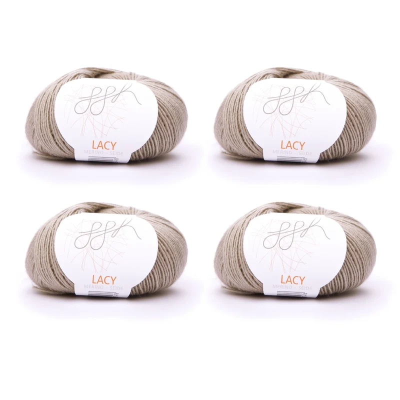 ggh Lacy | Set mit 4 x 25g (insg. 100g) - 019 - Beige