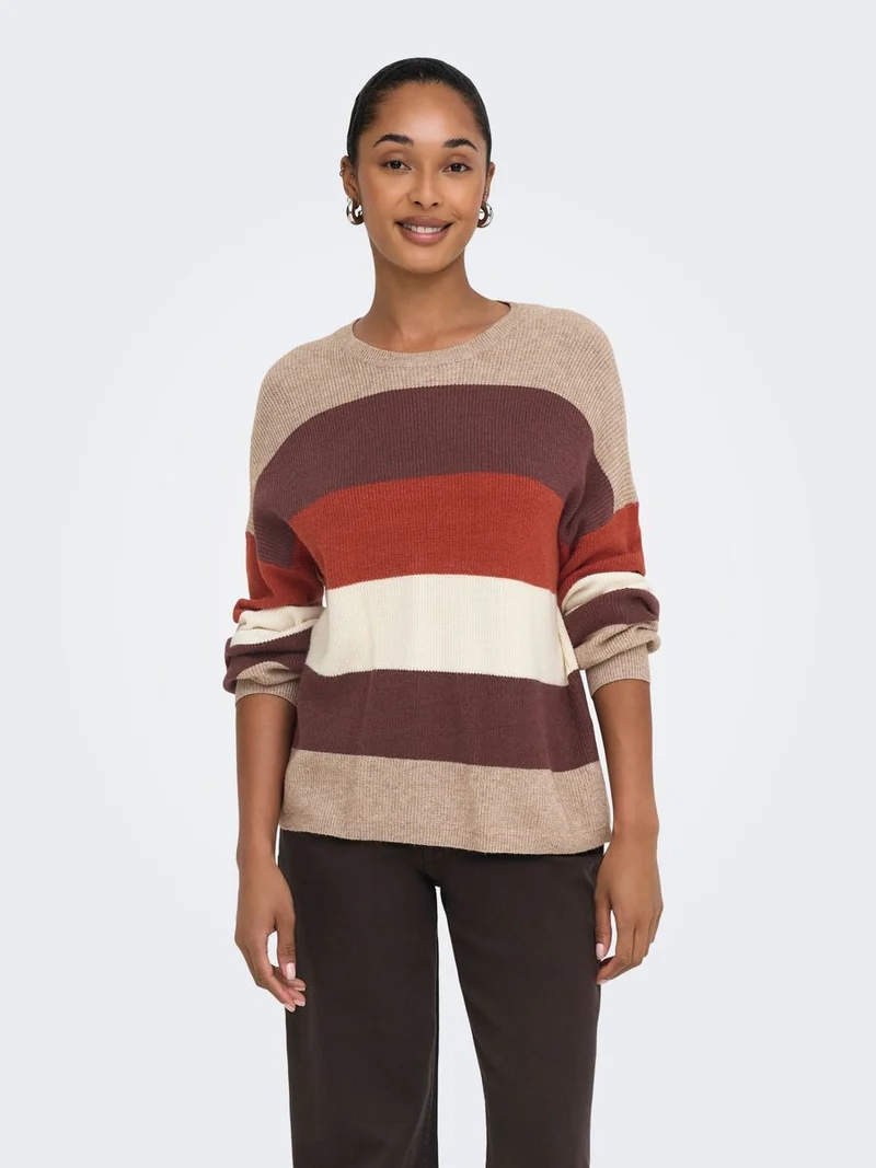 ONLATIA L/S STRIPE PULLOV KNT NOOS