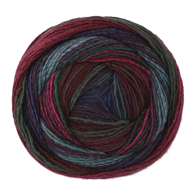 Lana Grossa Gomitolo Modo 622 Anthrazit/Dunkelgrau/Schwarzrot/Graublau/Dunkel-/Nachtblau/Burgund