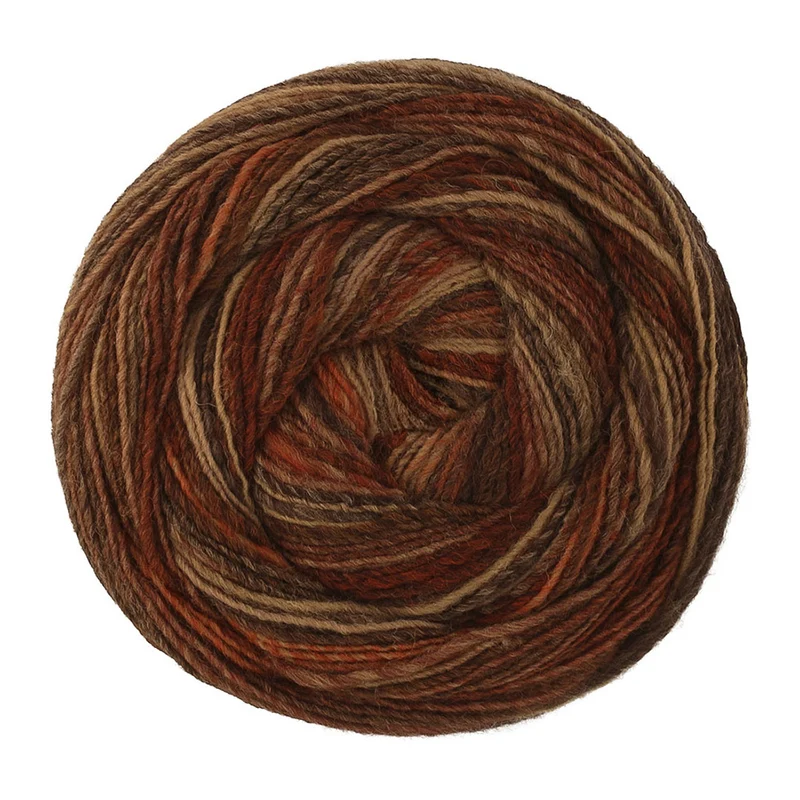 Lana Grossa Gomitolo Disegno 525 Burgund/Beige/Rostrot/Taupe/Dunkel-/Grau-/Schwarzbraun