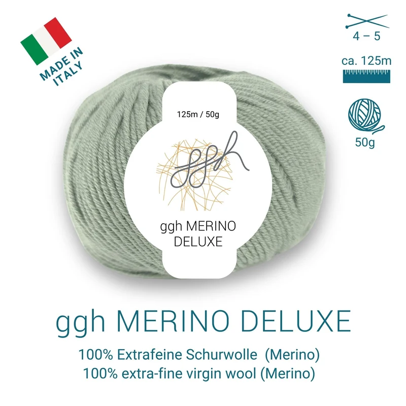 ggh Merino Deluxe - 300g Set (6x50g) - 018 - Schilfgrün