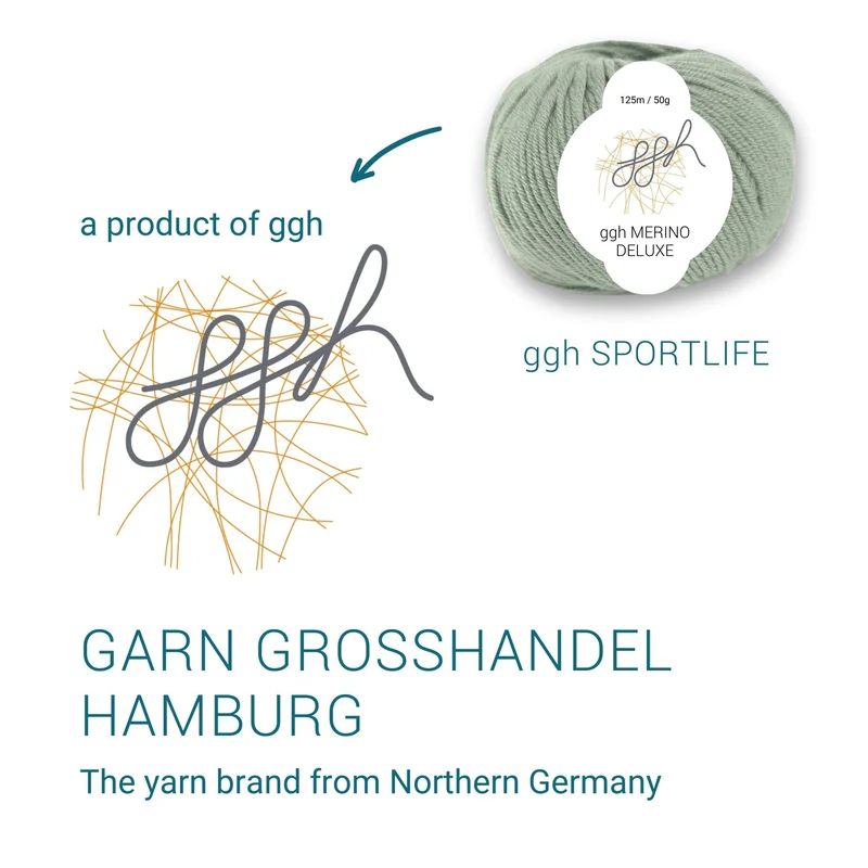 ggh Merino Deluxe - 300g Set (6x50g) - 018 - Schilfgrün