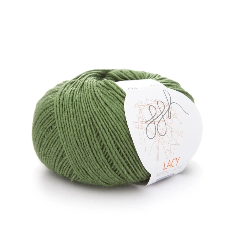 GGH Lacy | Merinowolle mit Seide | 25g - 170m | 007 - Olivgrün