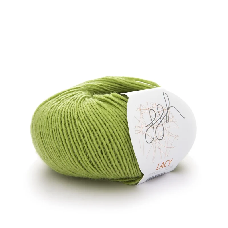GGH Lacy | Merinowolle mit Seide | 25g - 170m | 006 - Apfelgrün