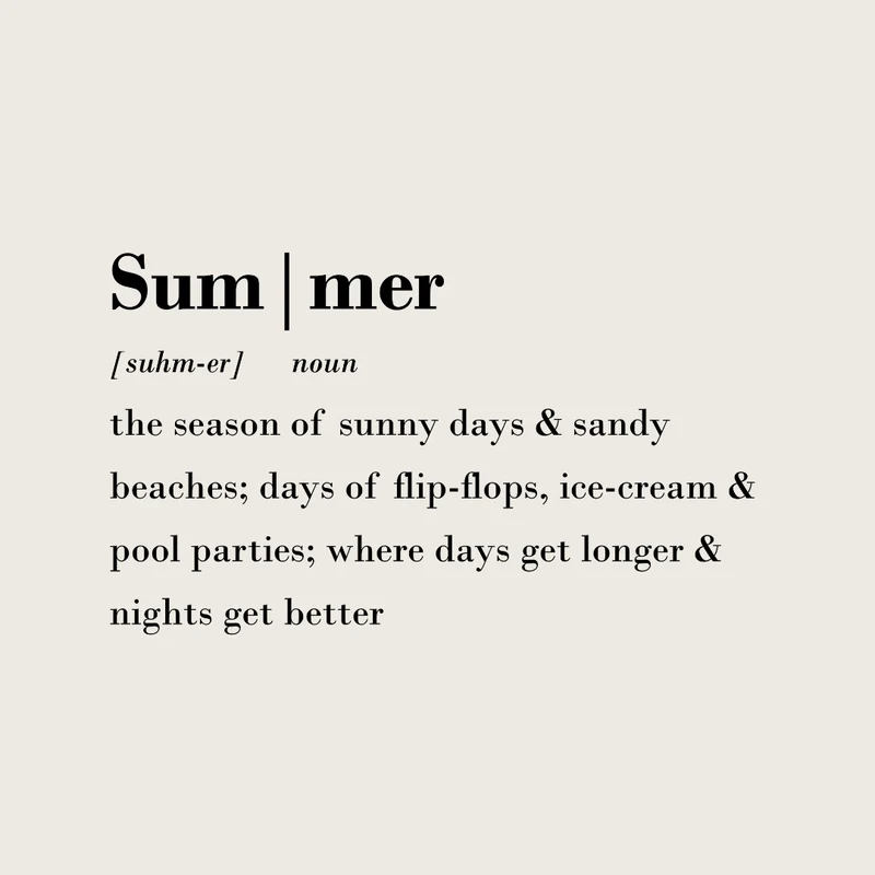 Transferprint "Summer"