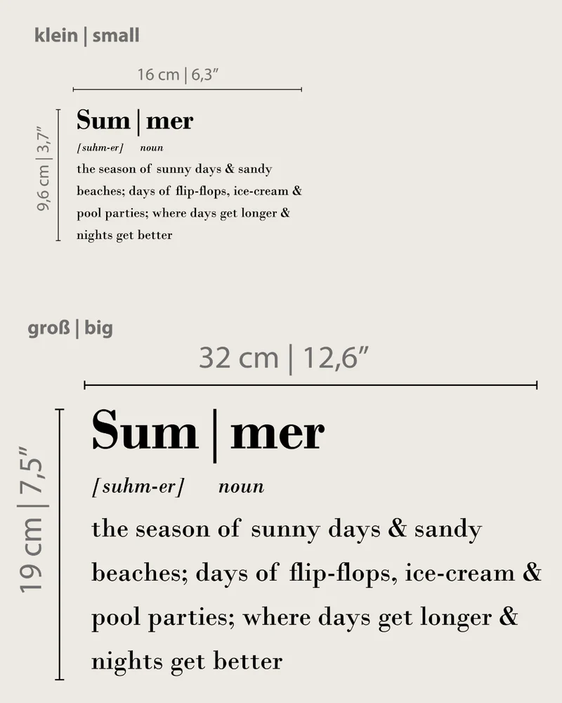 Transferprint "Summer"